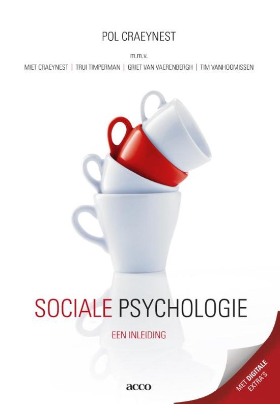 Sociale Psychologie: Een Inleiding: Pol Craeynest 2016