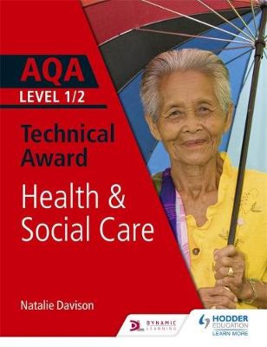 AQA Level 1/2 Technical Award in Health and Social Care