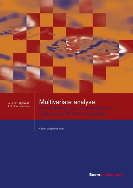 Studieboeken Criminologie & Veiligheid - Multivariate analyse