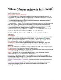 Samenvatting Natuuronderwijs inzichtelijk &lpar;hele boek&rpar;