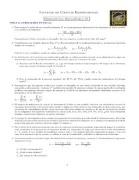 Ejercicios PROPUESTOS Estimaci&oacute;n puntual &lpar;Tema 3 - Estad&iacute;stica II&rpar;