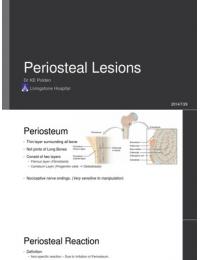 Periosteal Lesions