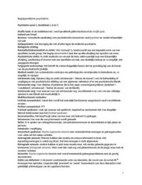 Psychiatrie&comma; van diagnose tot behandeling