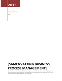 Business Proces Management