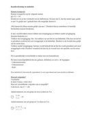 Kansberekening en statistiek collegemateriaal en hoofdpunten boek &plus; voorbeeldopgaven