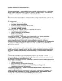 Samenvatting communicatie 