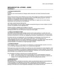 Media-ethiek samenvatting 