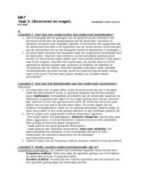 PSY1022 Methoden en technieken van onderzoek&comma; Taak 3&semi; Observeren en vragen