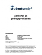 Samenvatting Kinderen en gedragsproblemen 3