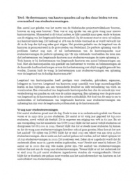 Essay Duurzaam Vastgoed