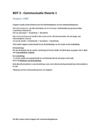 Samenvatting communicatietheorie reader 177