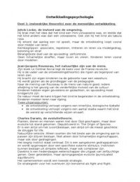 Ontwikkelingspsychologie - Martine Delfos