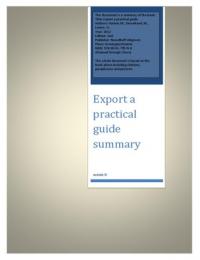 Export a practical guide samenvatting