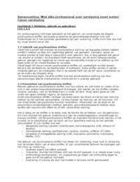 Wat elke professional over verslaving moet weten