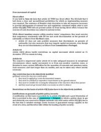 summary of EU- Substantive law