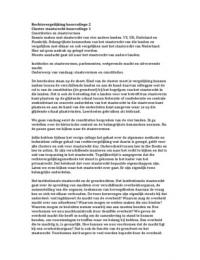 Cluster Staatsrecht Hoorcolleges 1&comma; 2 en 3