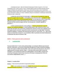 Droit constitutionnel L1 S1 
