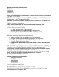 Samenvatting studieboek&comma; wetenschappelijk artikel en de sheets