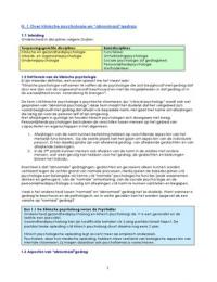 Klinische Psychologie 1