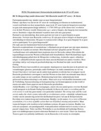 Wij praten mee&excl; samenvatting hoorcolleges 8 t&sol;m 12