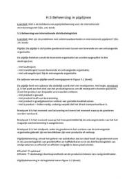 Samenvatting fysieke distributie hst&period; 5