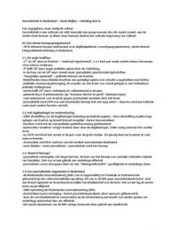 Journalistiek in Nederland 1850-2000 - Huub Wij&fjlig;es &lpar;Mediakritiek&rpar;