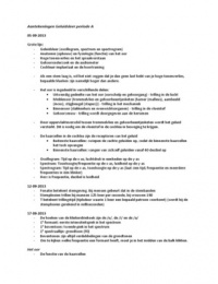 Aantekeningen geluidsleer