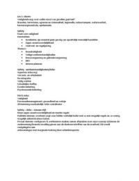 Integrale Veiligheidszorg C-cluster periode 1 Les 1 &lpar;HAN&rpar;