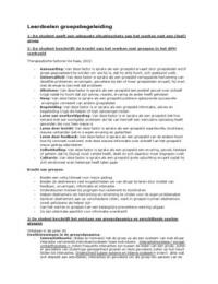 Leerdoelen Groepsdynamica Jan Remmerswaal 