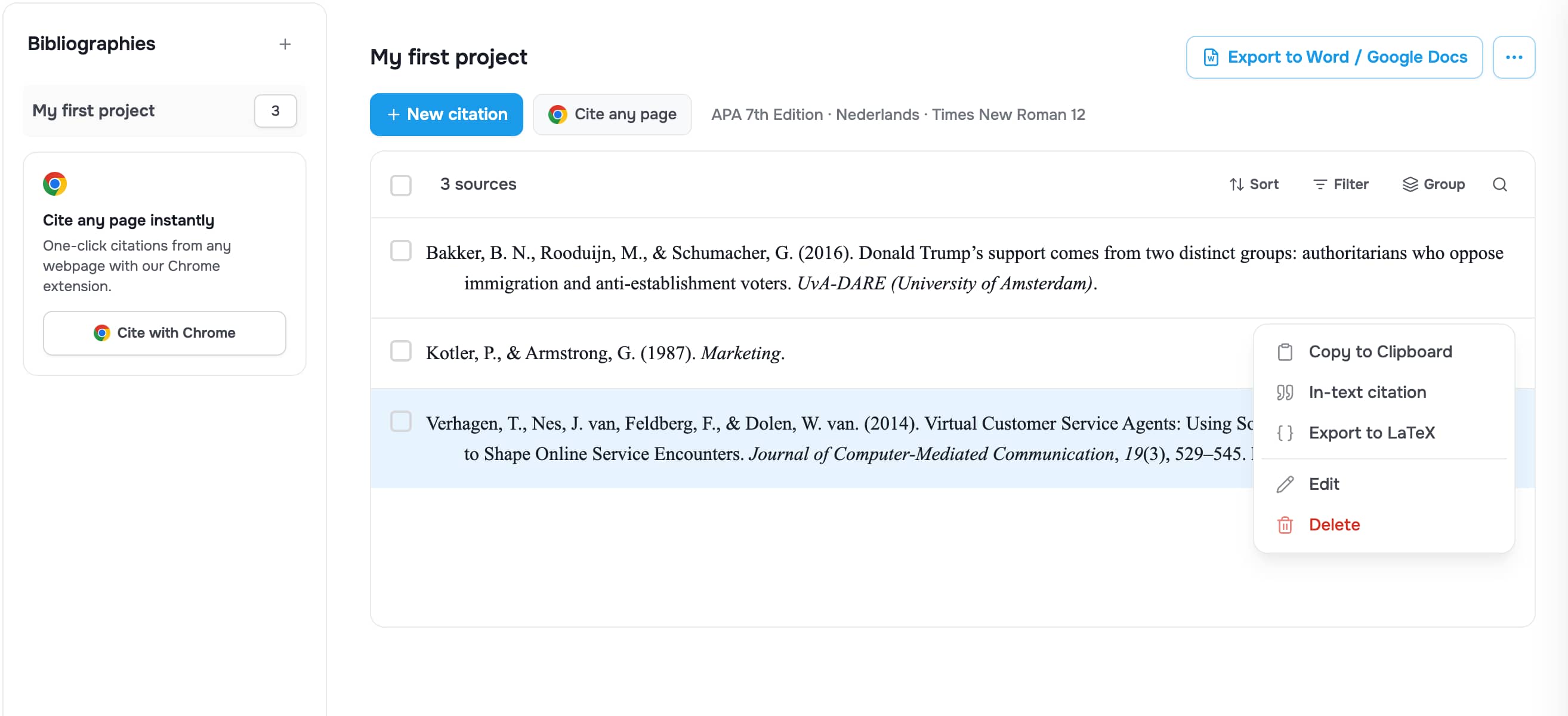 Bezig met je bronvermelding?