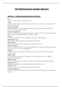 Igcse Business Studies Glossary Igcse Business Studies 0450 Stuvia Us