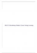 BIO 171 Microbiology Module 1 Exam- Portage Learning