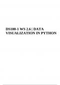 DATA VISUALIZATION IN PYTHON | DS100-1 WS 2.6