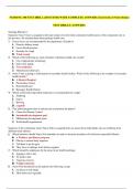 NURSING 100 TEST DRILL (250 ITEMS) WITH COMPLETE ANSWERS (University of Notre Dame)