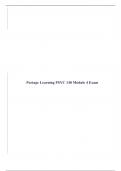 Portage Learning PSYC 140 Module 4 Exam