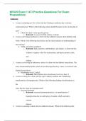 NR325 Exam 1 ATI Practice Questions For Exam Preparations