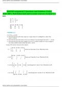  Mat1503 assignment 2 Questions and Solutions (Unisa) With 100% Well Elaborated and Accurate Answers (Graded A+)