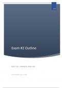 BUSI 7110: Financial Analysis - EXAM #2 PREP