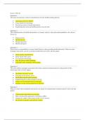 NR222_Exam_2. Latest Complete Questions & answers, A+ 
