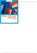 New Perspectives on HTML5, CSS3, and JavaScript 6th Edition by Patrick M. Carey - Test Bank