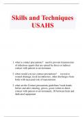 SKILLS AND TECHNIQUES USAHS LATEST