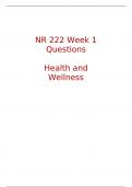 NR 222 Week 1 Questions