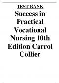 Chapter 01: Personal Resources of an Adult Learner Carroll: Success in Practical/Vocational Nursing, 10th Edition