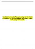 Test Bank for Gould's Pathophysiology for the Health Professions 7th Edition VanMeter and Hubert Chapter 1-28 | Complete Guide A+