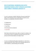 RN ATI MATERNAL NEWBORN 2024 WITH NGN(PROCTORED) LATEST VERSION QUESTIONS AND CORRECT ANSWERS|GRADED A+