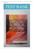 Test Bank For Medical-Surgical Nursing: Patient-Centered Collaborative Care, Single Volume 8th Edition By Donna D. Ignatavicius MS RN CNE CNEcl ANEF , M. Linda Workman PhD RN FAAN 9781455772551 ALL Chapters .