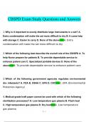 CBSPD Exam Study Questions and Answers 2024 / 2025 | 100% Verified Answers