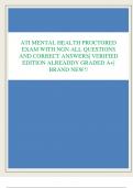 ATI MENTAL HEALTH PROCTORED  EXAM WITH NGN ALL QUESTIONS  AND CORRECT ANSWERS| VERIFIED  EDITION ALREADDY GRADED A+|  BRAND NEW!!