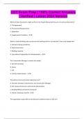 CDT Exam Prep | 100% Correct Answers | Verified | Latest 2024 Version