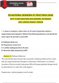 2024 RN Maternal Newborn Ati Proctored Exam With 70 NGN Questions And Answers & Rationales, 100% Verified Newest Version